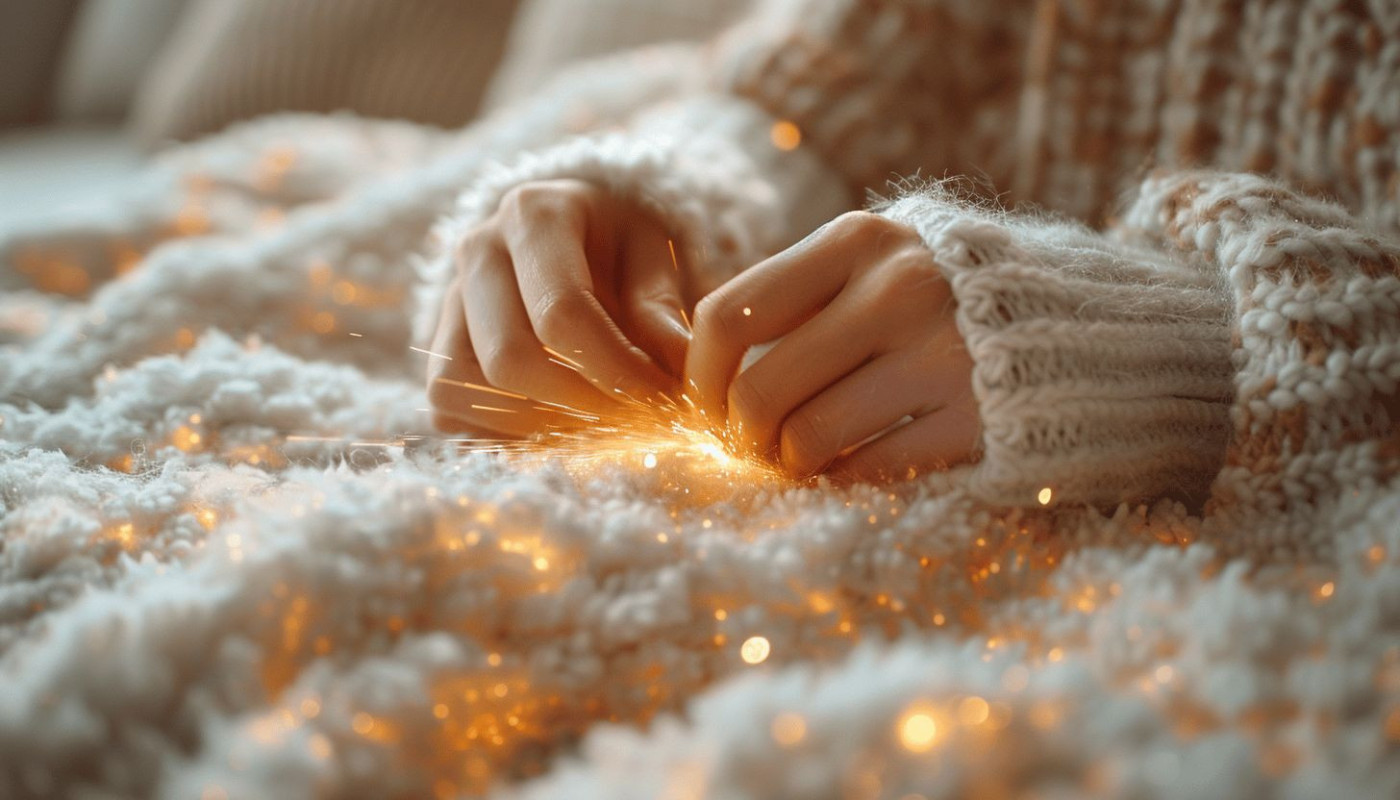 Guide pratique pour éliminer l'électricité statique de vos vêtements et plaids