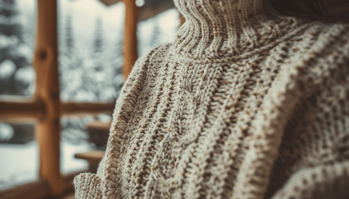 La tendance de la couverture pull pour un hiver au chaud