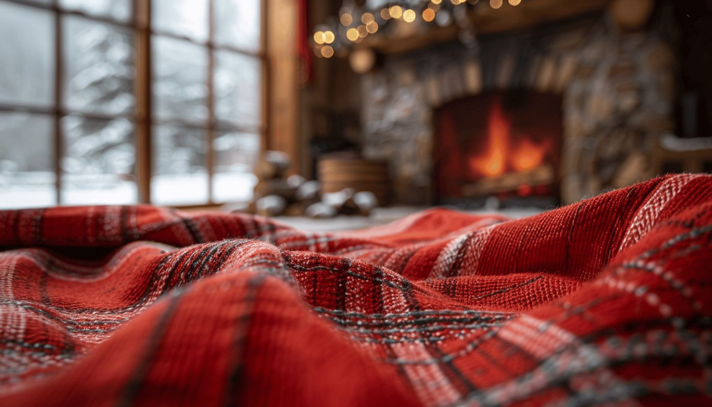 Le charme chaleureux du sweat plaid rouge pour un hiver au top