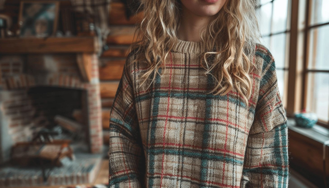 Pull plaid pour femme : alliez confort et style