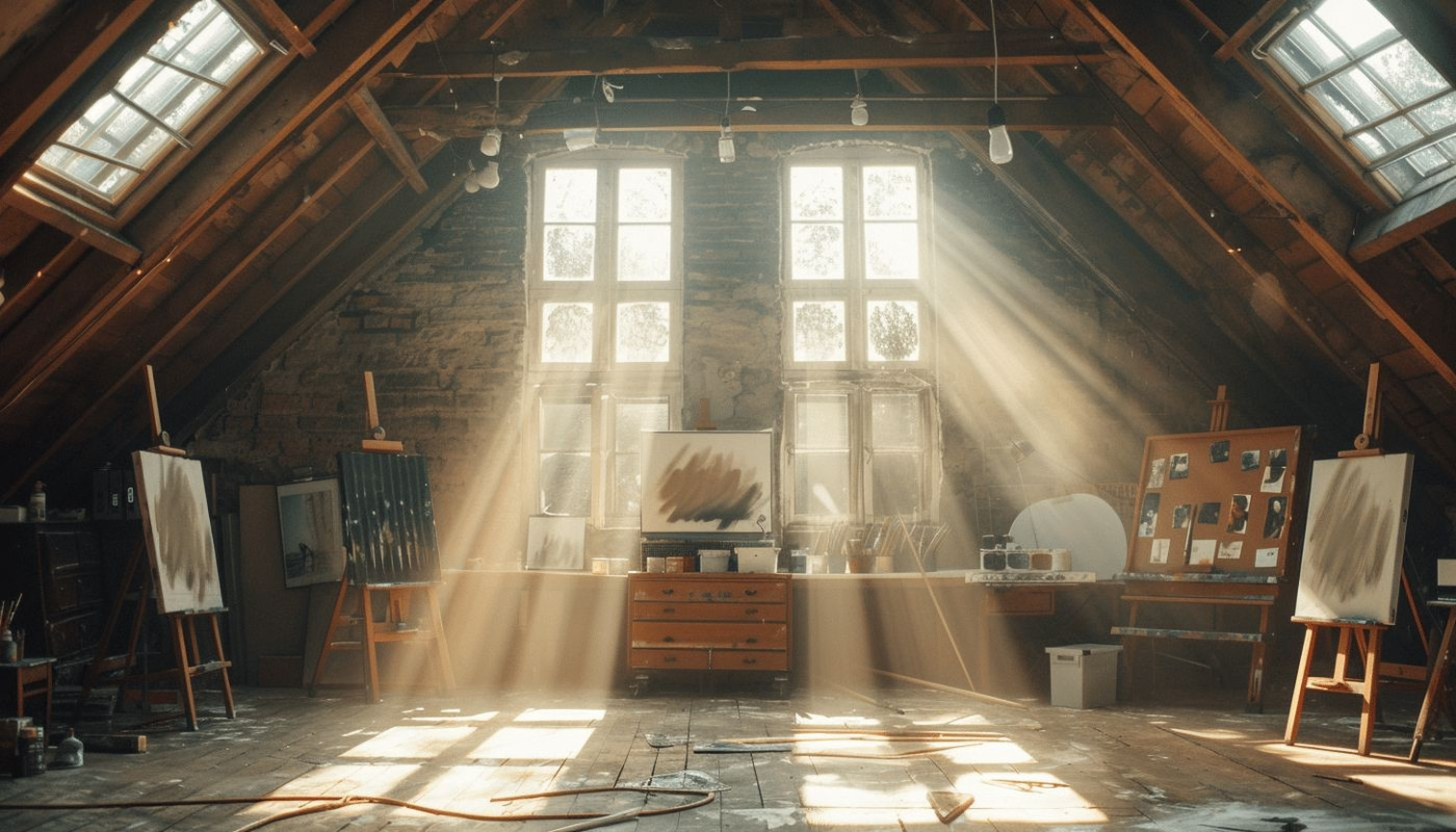 Transformer votre grenier en atelier artistique