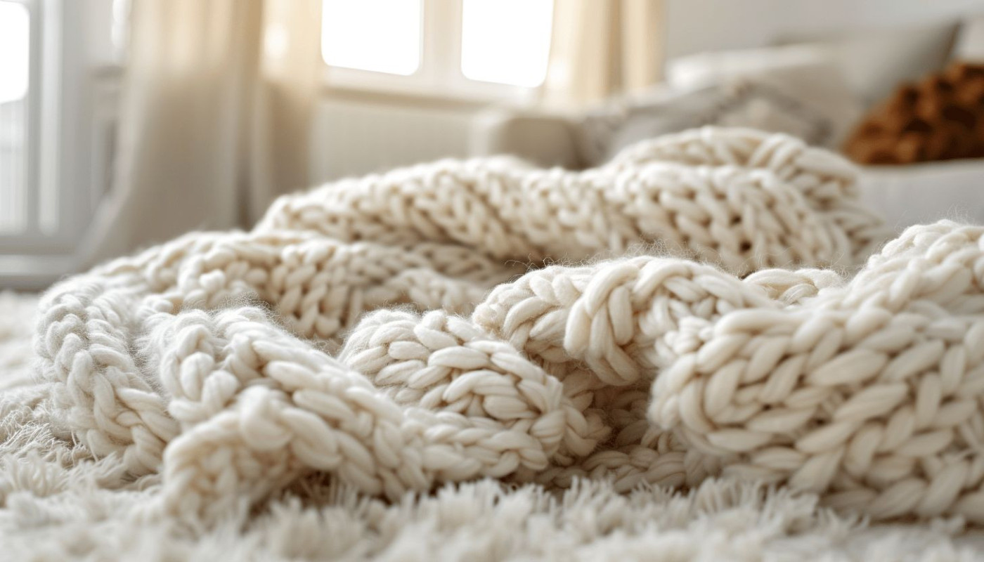 Trouver une couverture grosse maille de qualité sans se ruiner